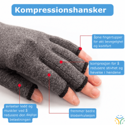 Kompressionshandskar - Gladkropp