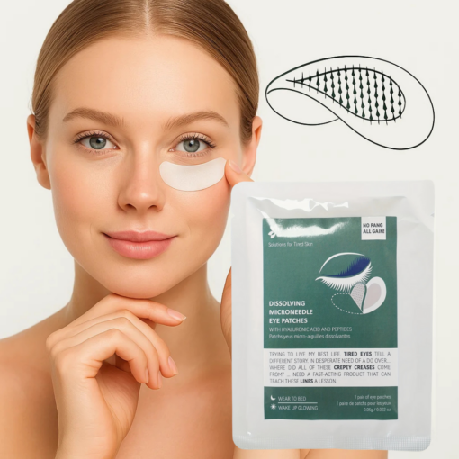 Microneedle eye patches - Gladkropp